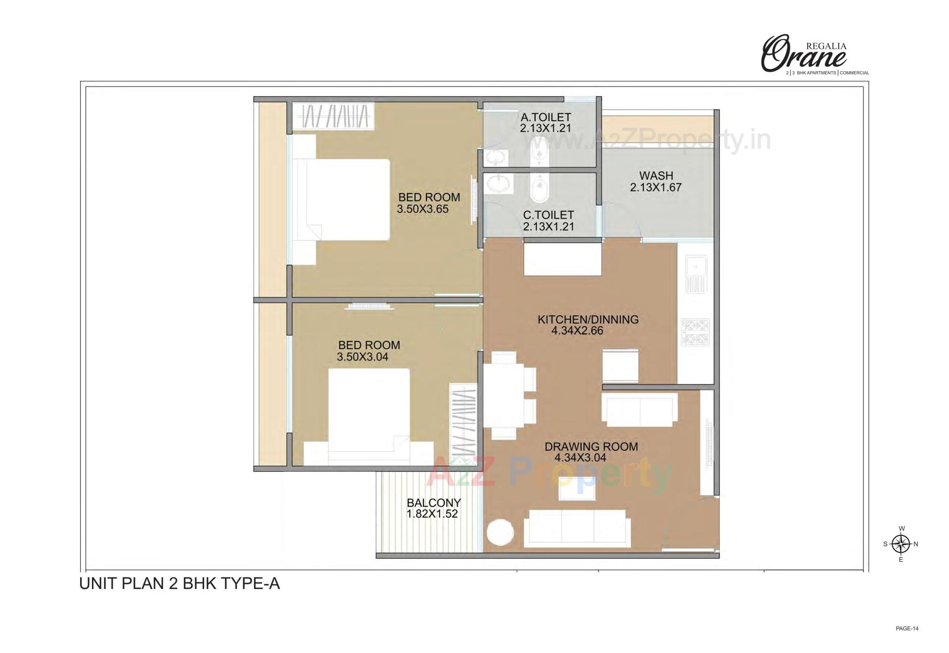 Layout of real estate project Regalia Orane located at Ghuma, Ahmedabad, Gujarat