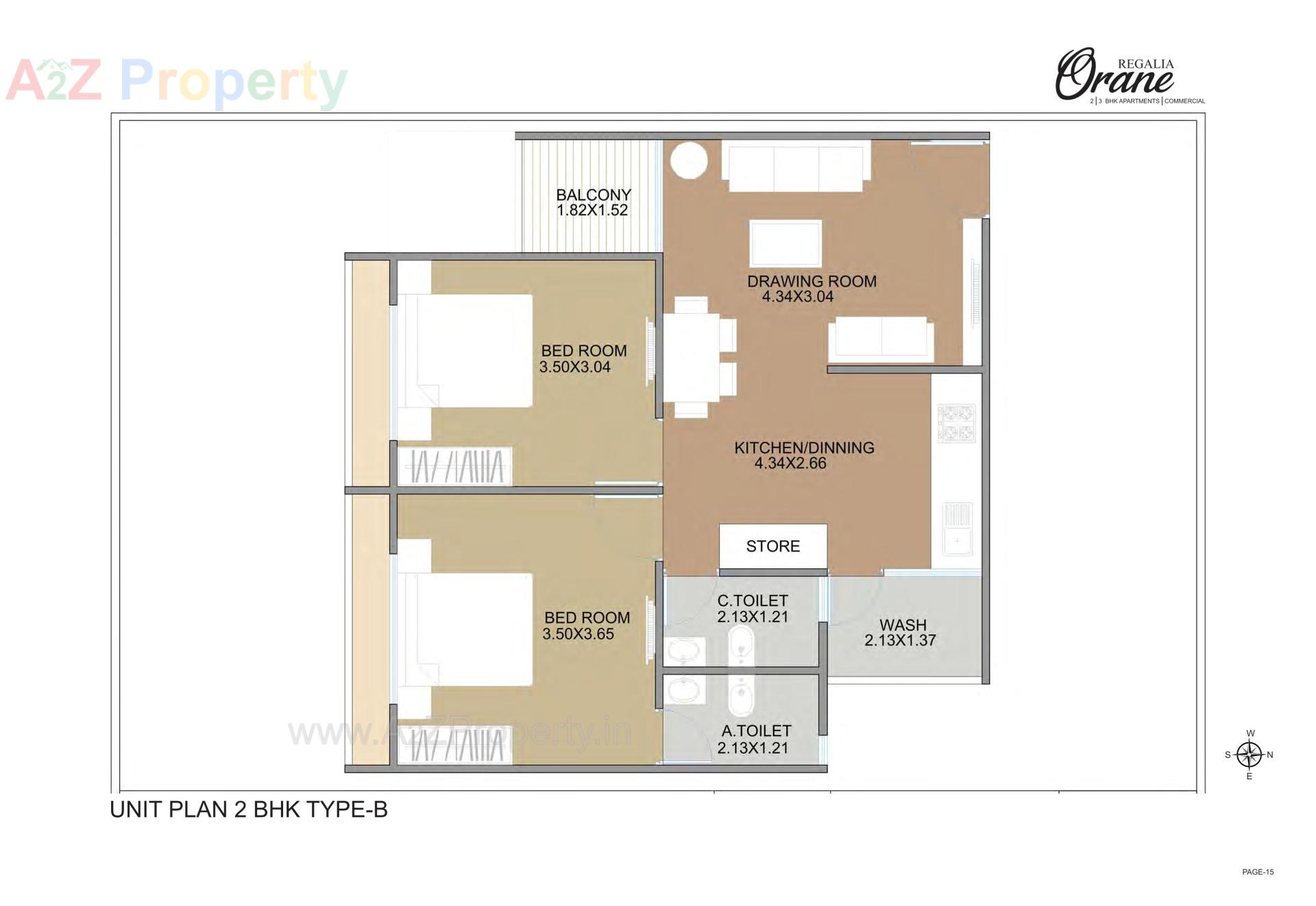 Layout of real estate project Regalia Orane located at Ghuma, Ahmedabad, Gujarat