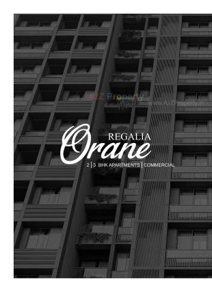 Elevation of real estate project Regalia Orane located at Ghuma, Ahmedabad, Gujarat