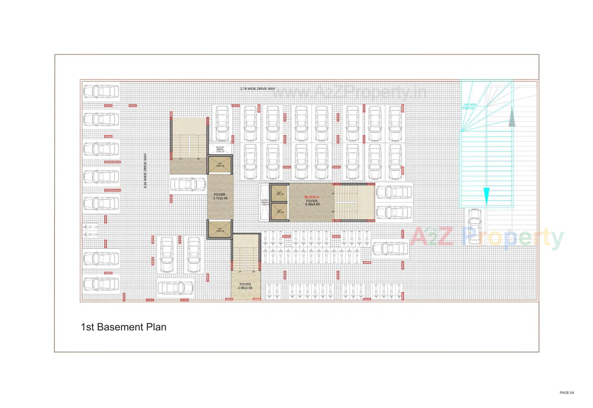 Layout of real estate project Regalia Orane located at Ghuma, Ahmedabad, Gujarat