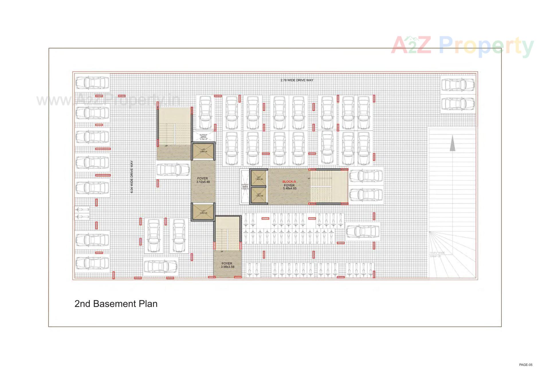 Layout of real estate project Regalia Orane located at Ghuma, Ahmedabad, Gujarat