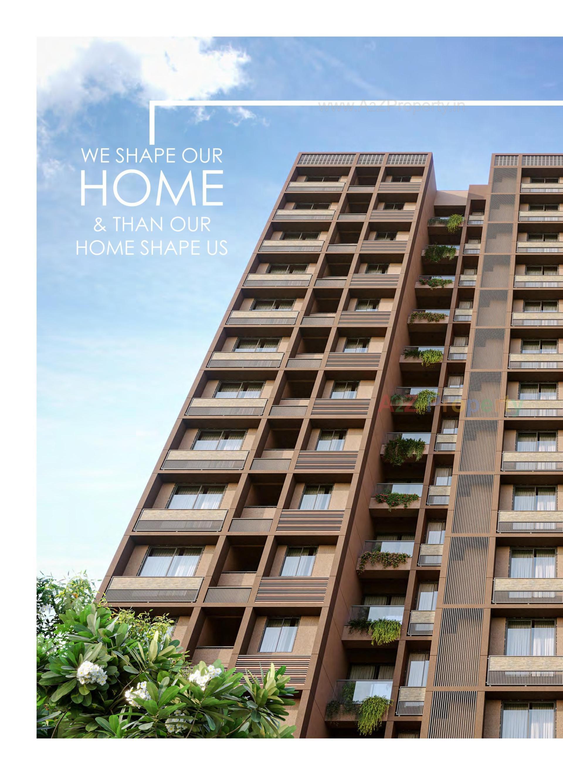 3D Elevation of real estate project Regalia Orane located at Ghuma, Ahmedabad, Gujarat