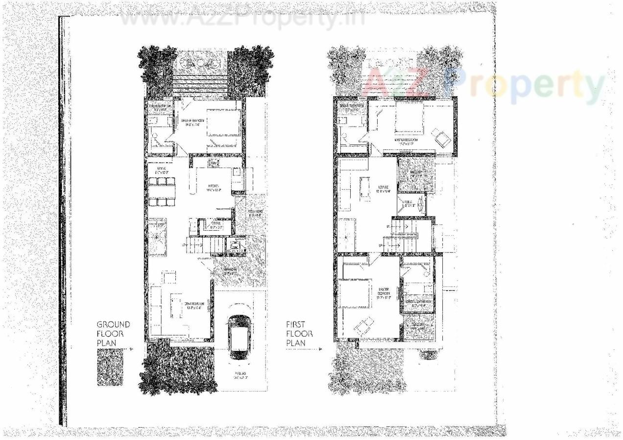 Layout of real estate project Revati Bungalows located at Nikol, Ahmedabad, Gujarat