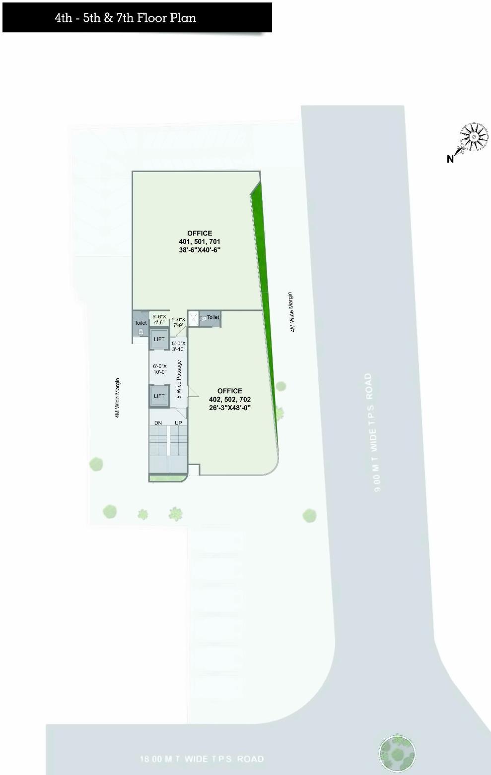 Layout of real estate project Revilta located at Sola, Ahmedabad, Gujarat