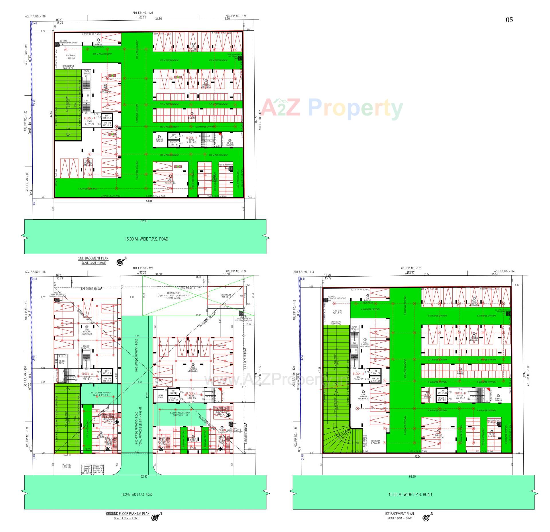 Layout of real estate project Rewa located at Bodakdev, Ahmedabad, Gujarat
