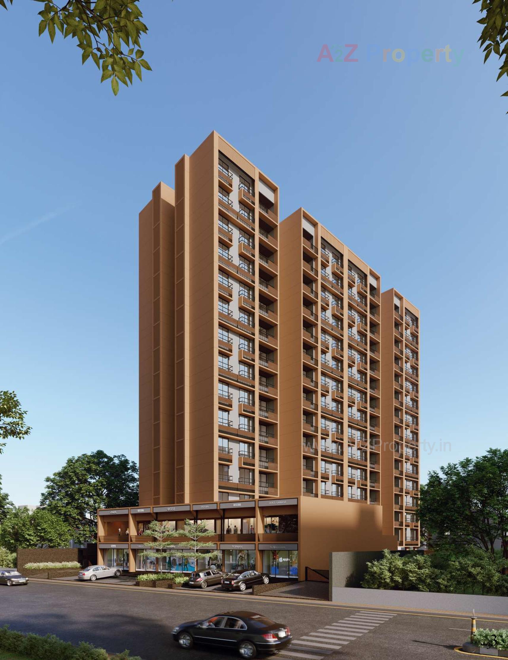 3D Elevation of real estate project Rimkar Infinite located at Sanand, Ahmedabad, Gujarat