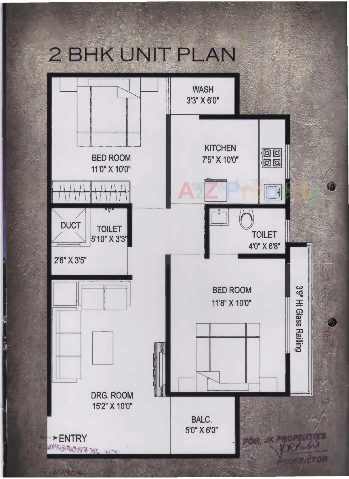 Layout of real estate project Rinku Apartments located at Khokhra-mehamdavad, Ahmedabad, Gujarat
