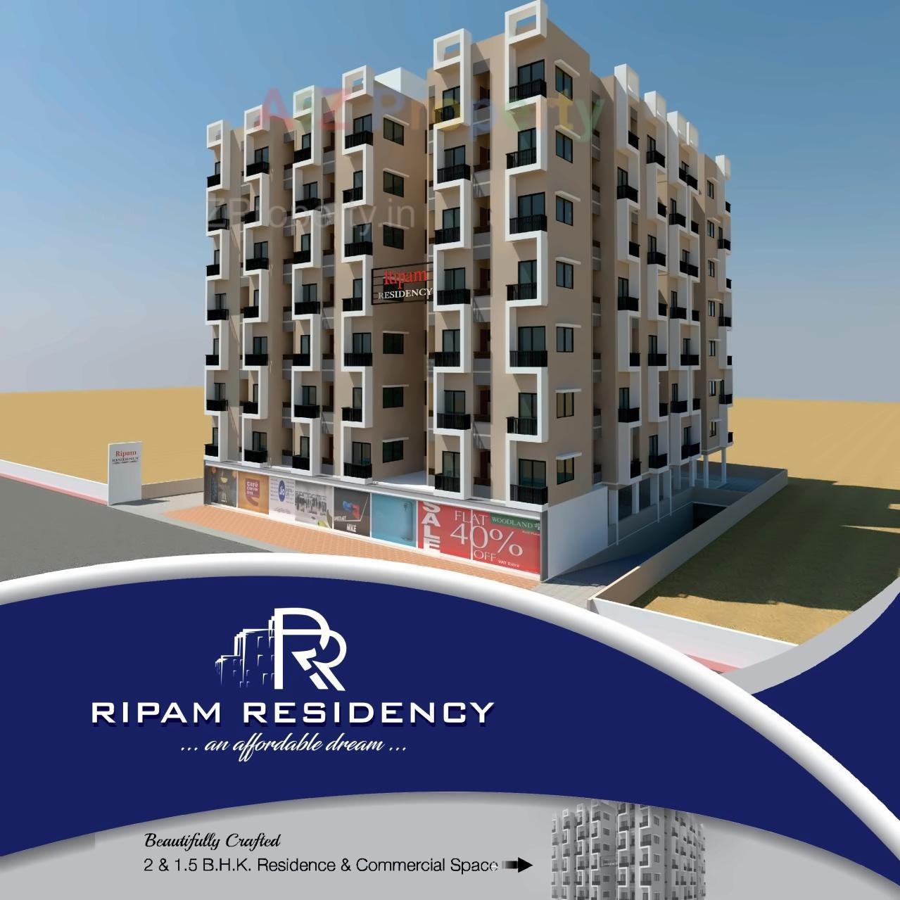 3D Elevation of real estate project Ripam Residency located at Ahmedabad, Ahmedabad, Gujarat