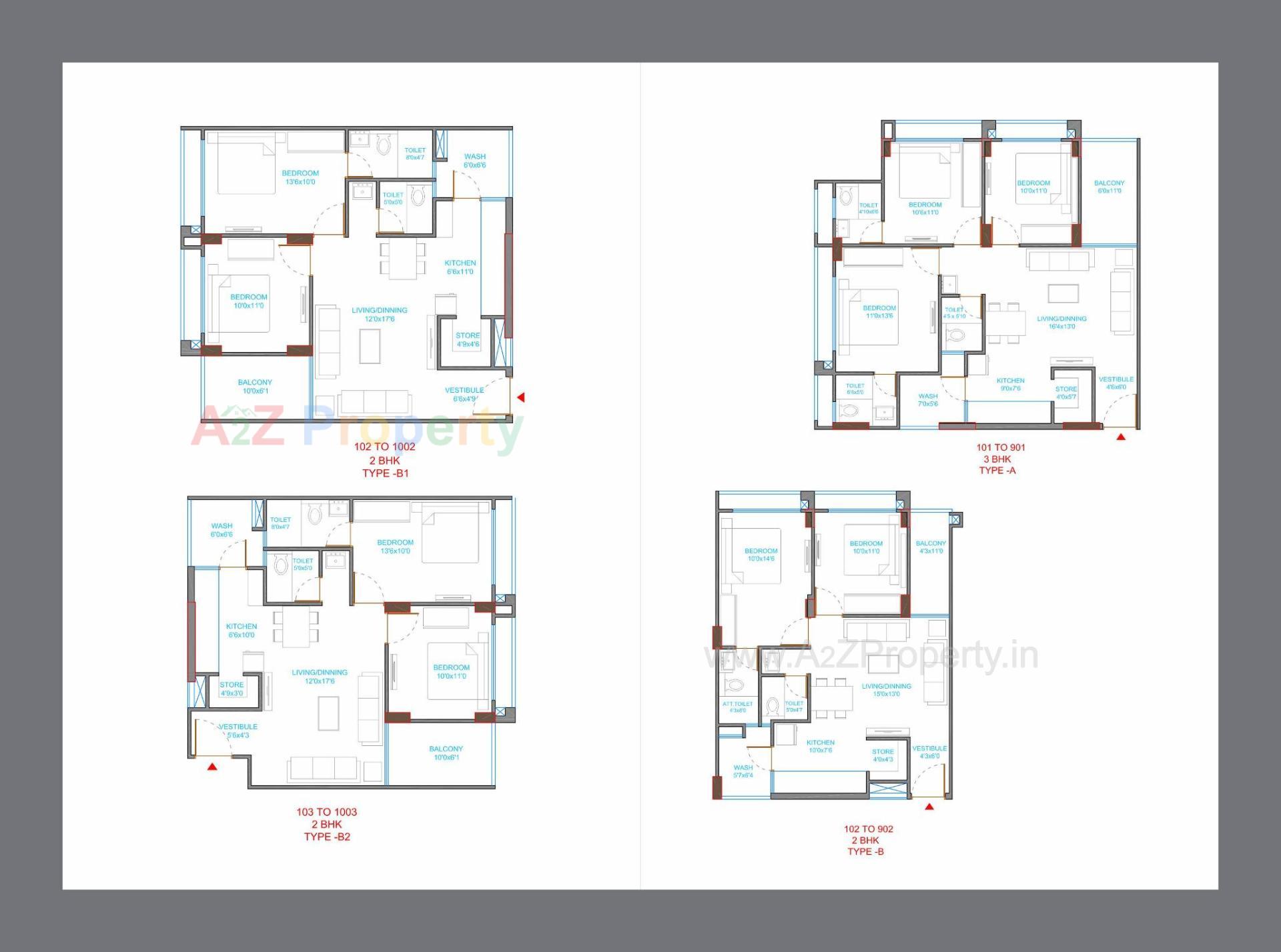 Layout of real estate project Riseonic Namoh located at Acher, Ahmedabad, Gujarat