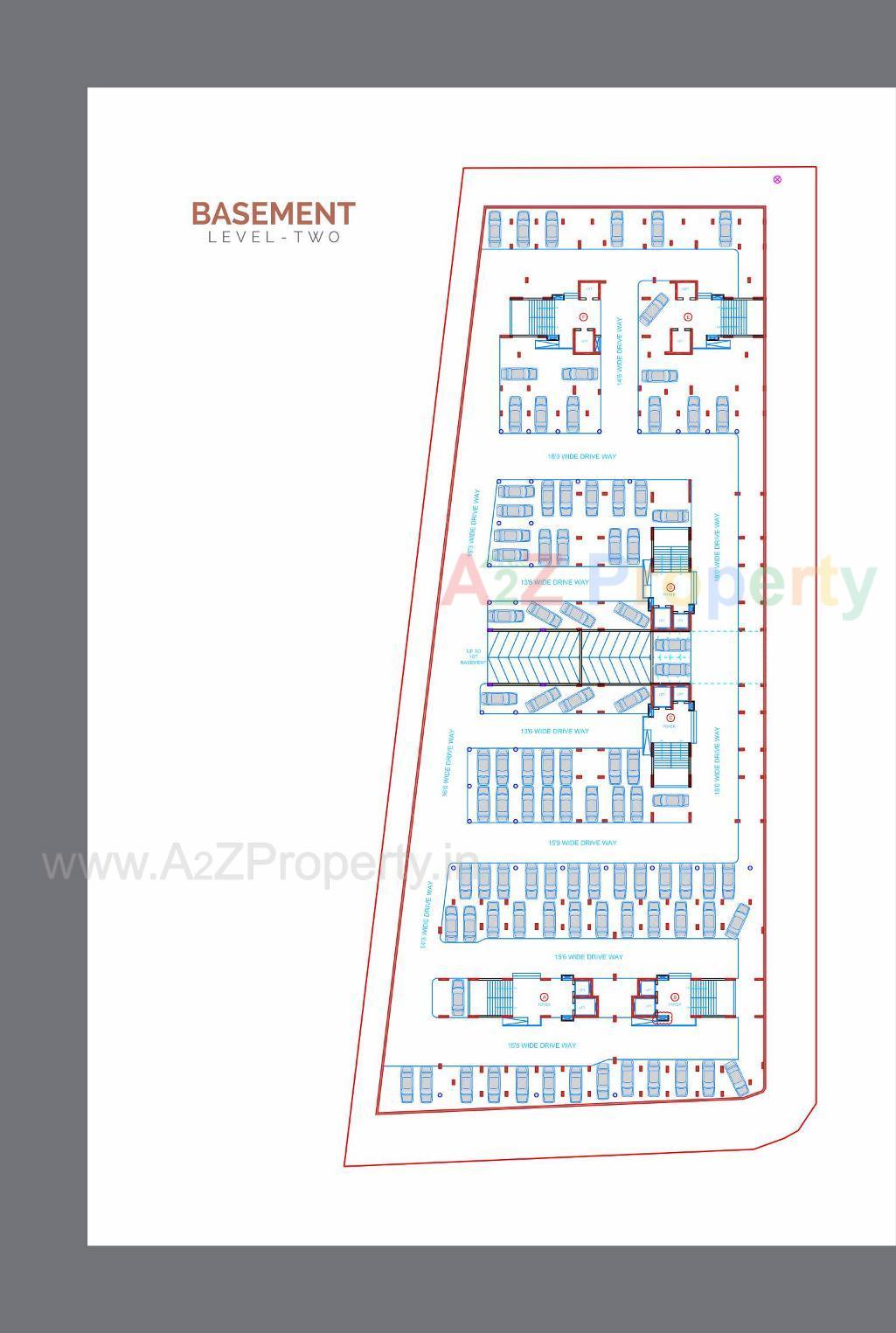 Layout of real estate project Riseonic Namoh located at Acher, Ahmedabad, Gujarat