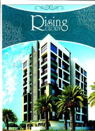 Elevation of real estate project Rising Glory located at Makarba, Ahmedabad, Gujarat