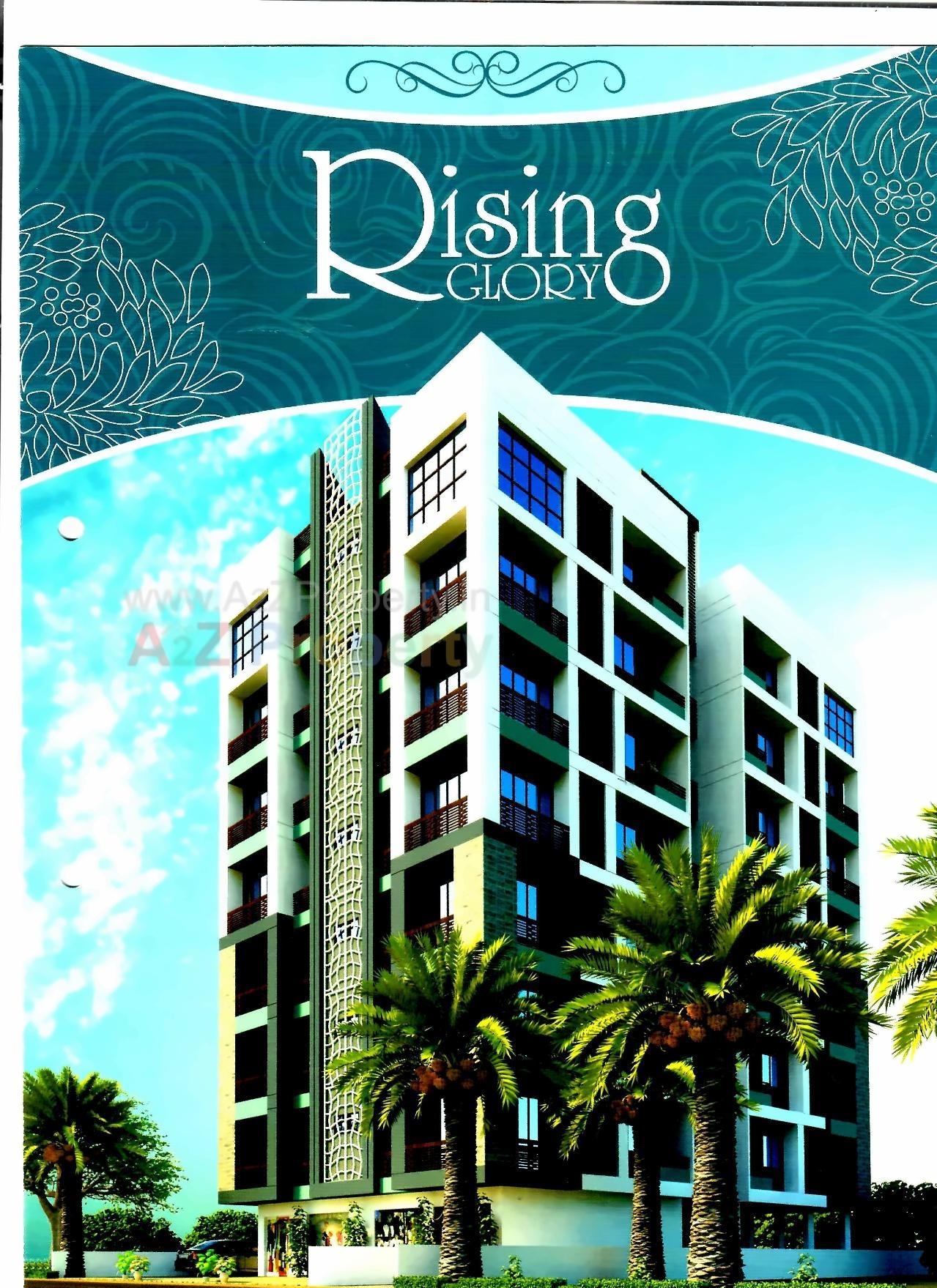 3D Elevation of real estate project Rising Glory located at Makarba, Ahmedabad, Gujarat