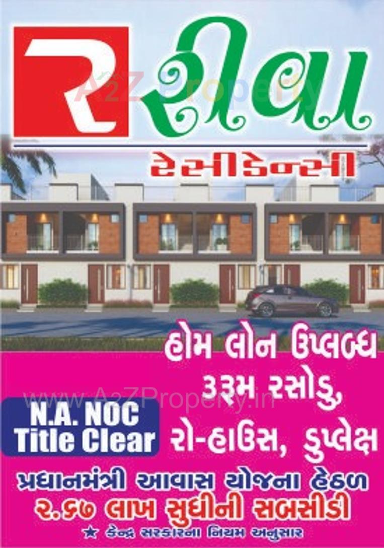 3D Elevation of real estate project Rivaa Residency located at Fatewadi, Ahmedabad, Gujarat