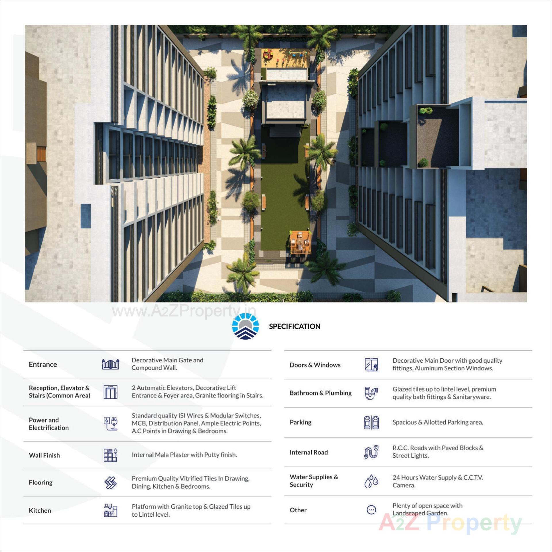  of real estate project Rivanta Sky located at Vastral, Ahmedabad, Gujarat