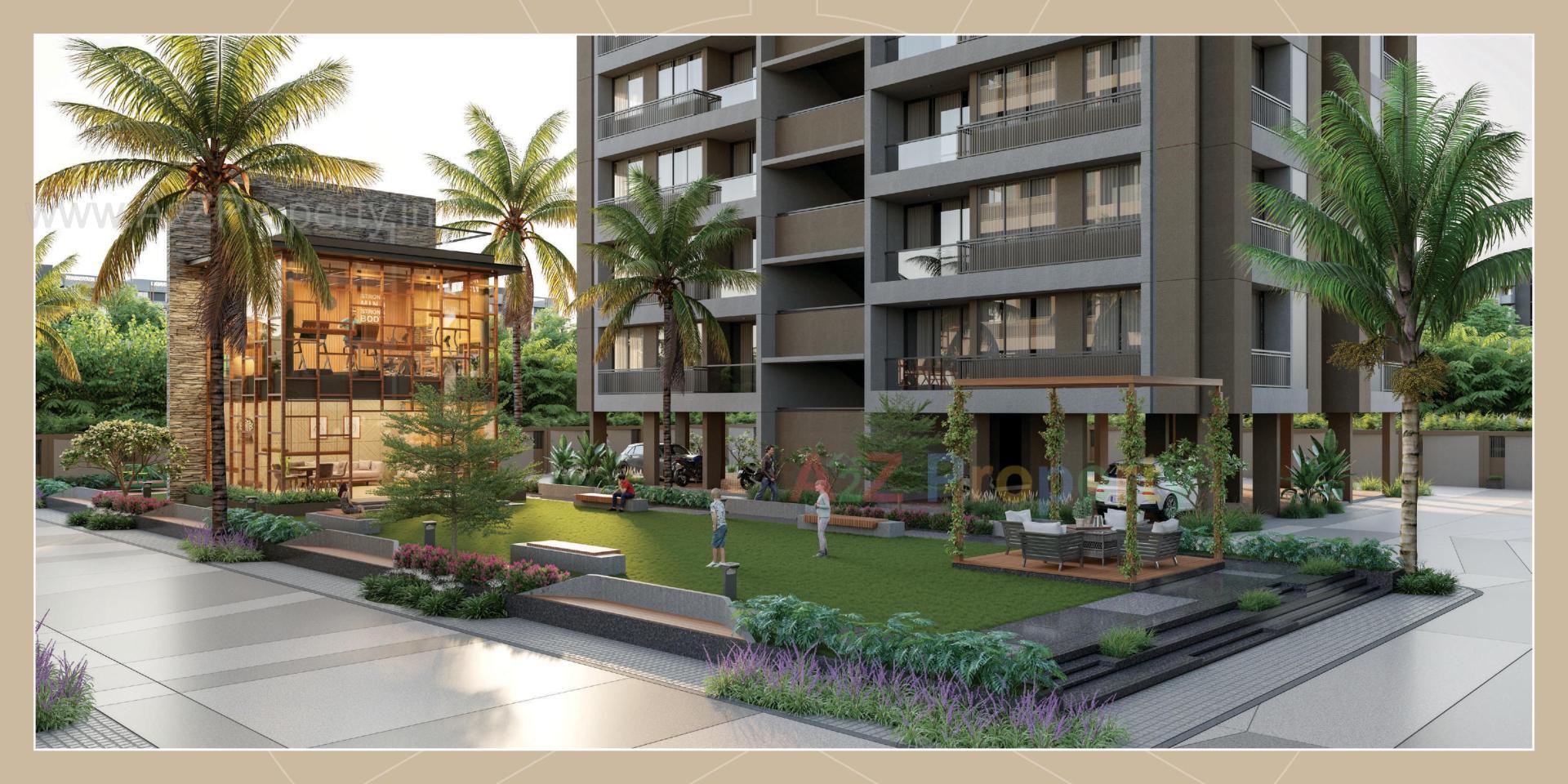 3D Elevation of real estate project Rivanta Sky located at Vastral, Ahmedabad, Gujarat