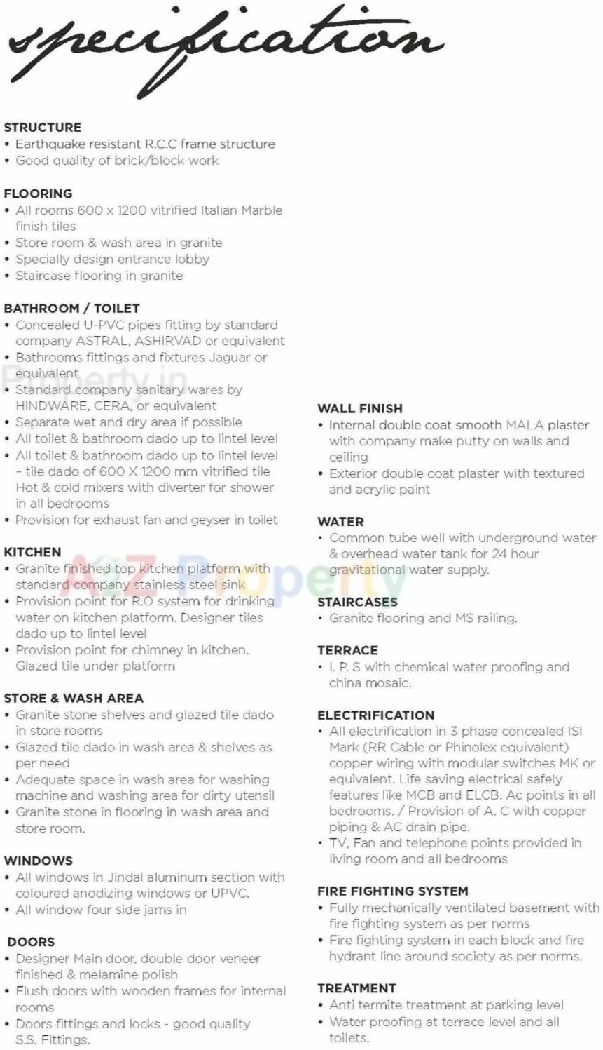 Project Specifications