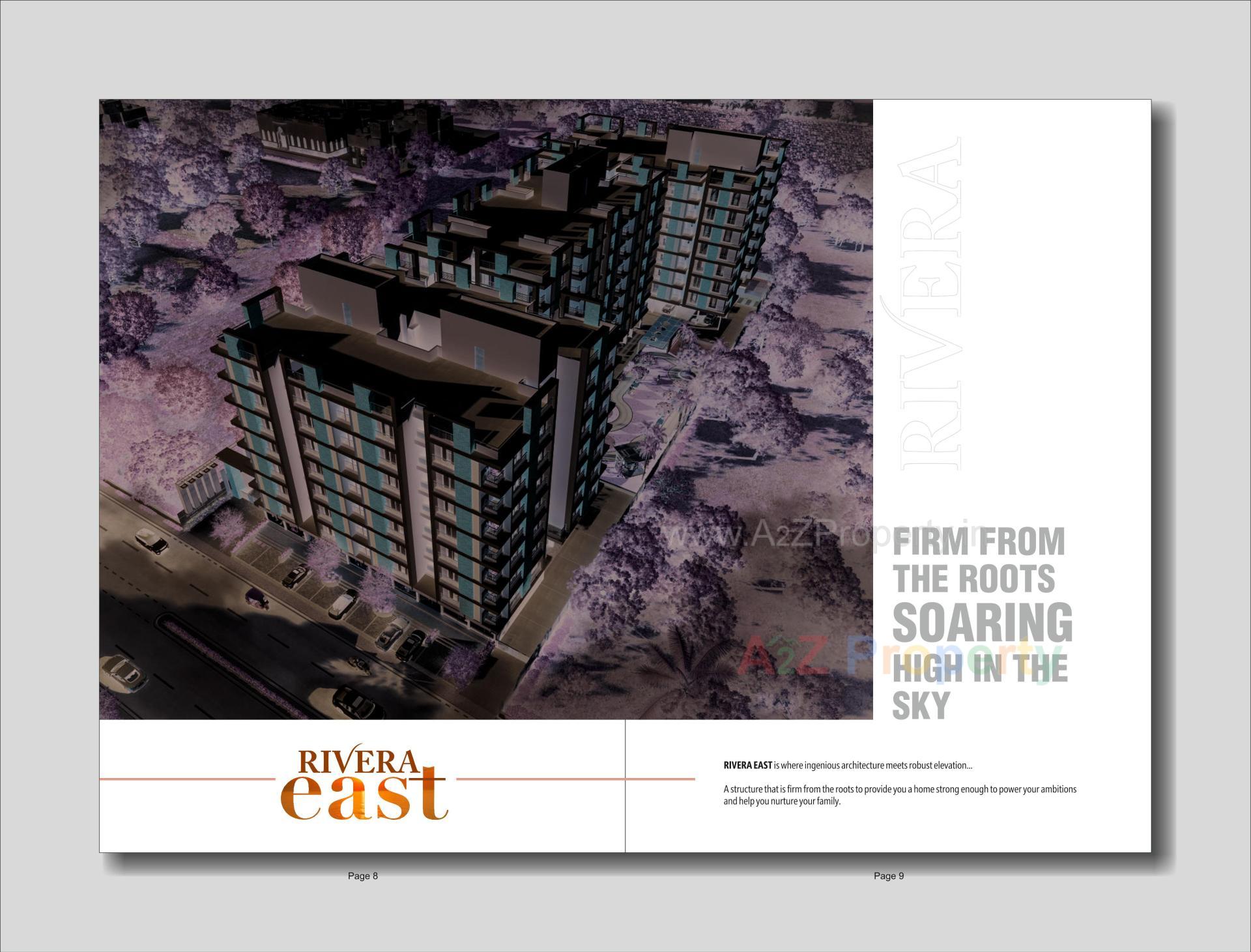 3D Elevation of real estate project Rivera East located at Vastral, Ahmedabad, Gujarat