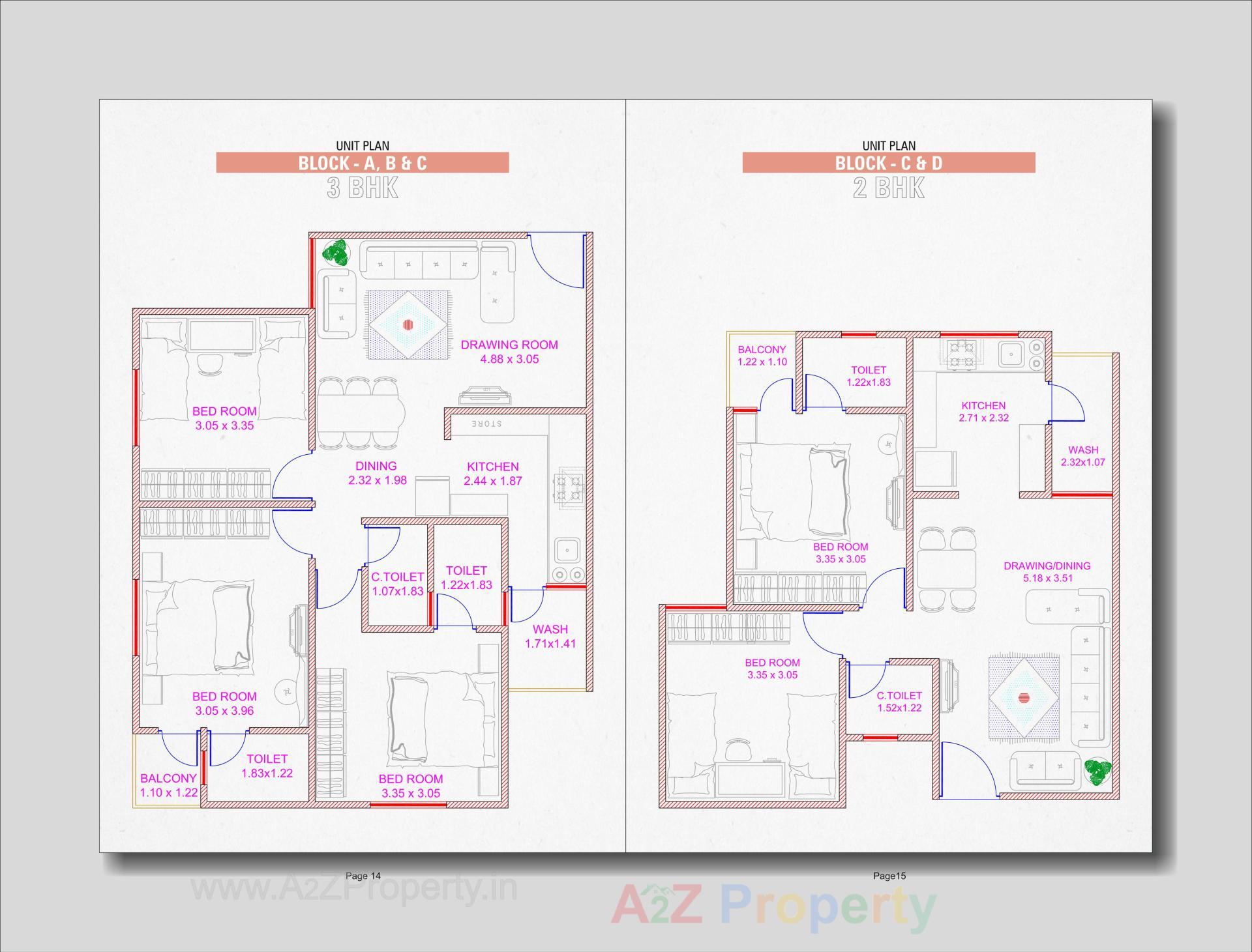 Layout of real estate project Rivera East located at Vastral, Ahmedabad, Gujarat