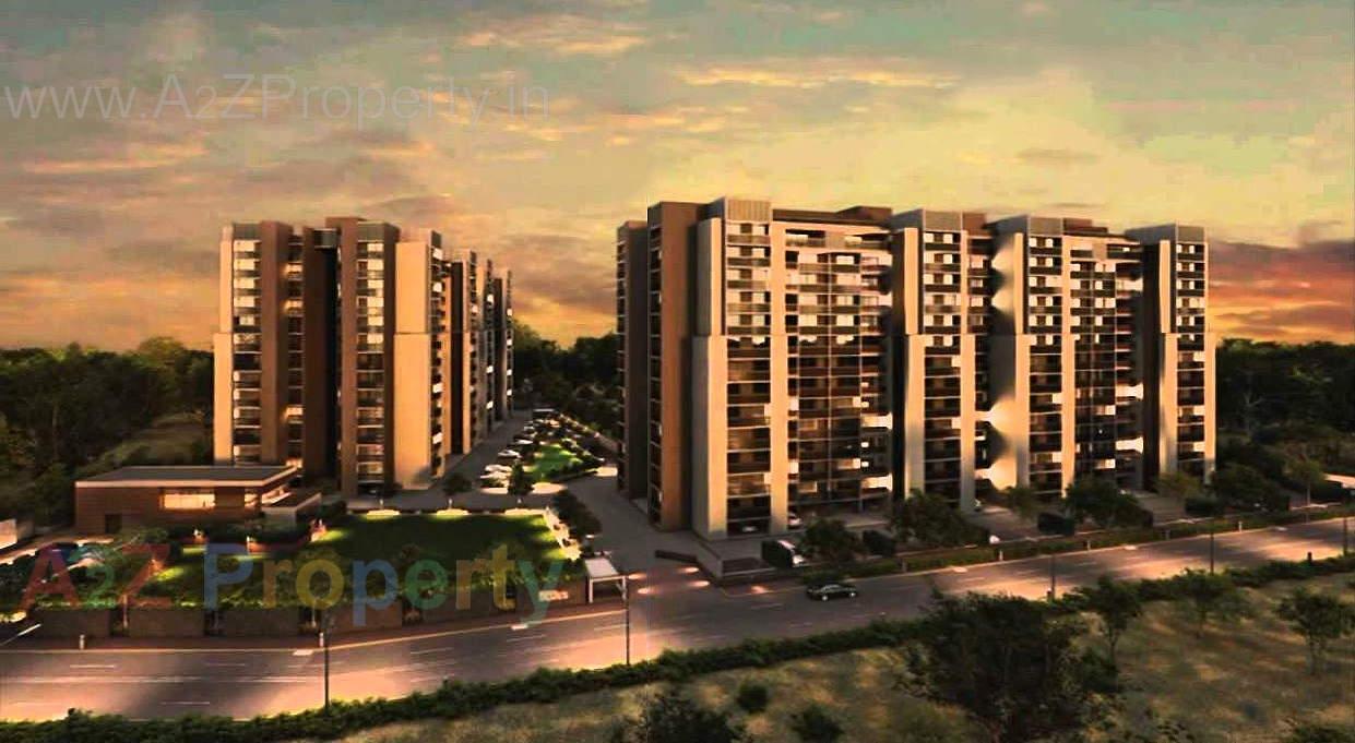 3D Elevation of real estate project Riviera Elite located at Shela, Ahmedabad, Gujarat