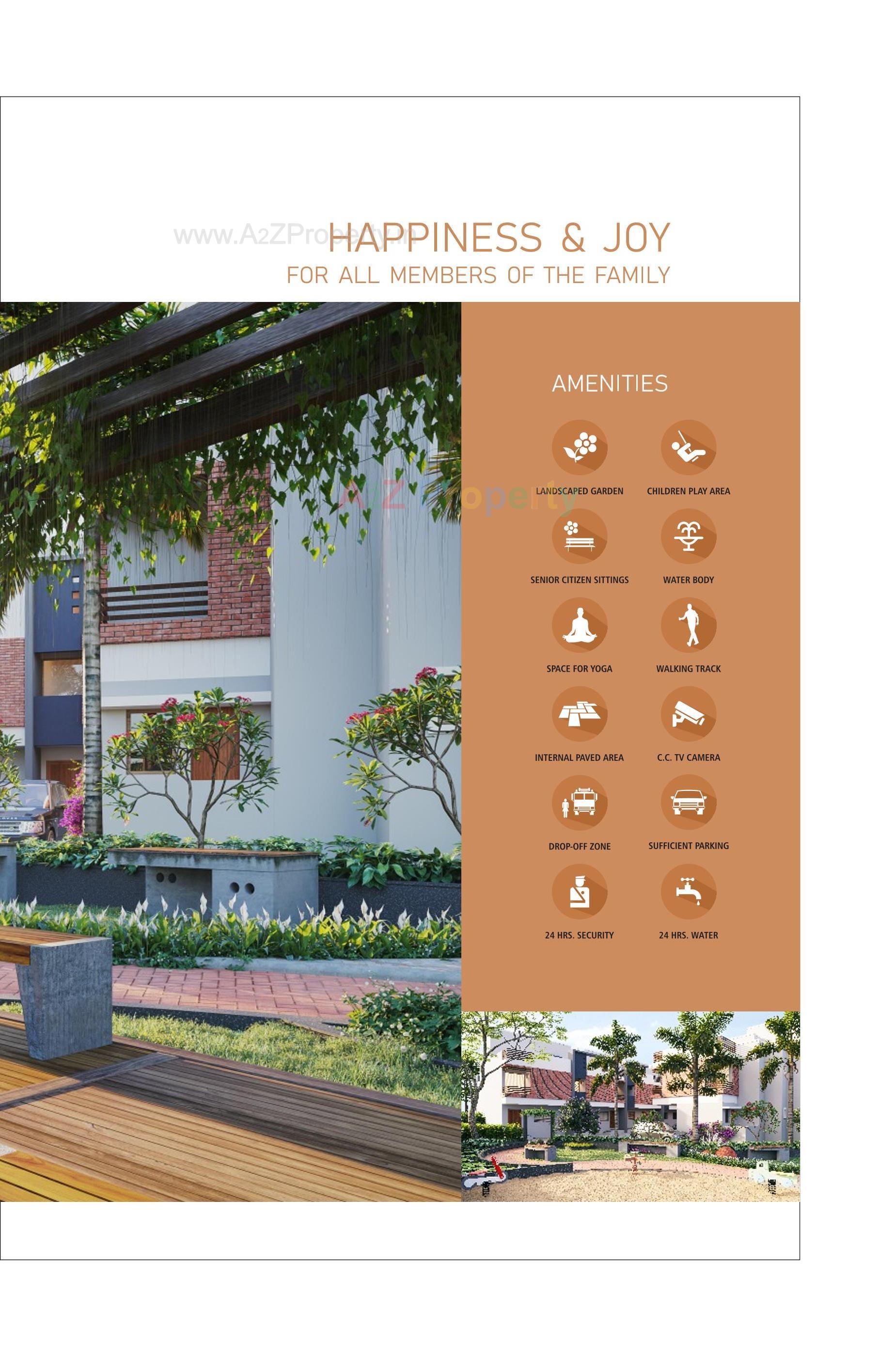 3D Elevation of real estate project Riviera Garden Green Bunglows located at Sanand, Ahmedabad, Gujarat