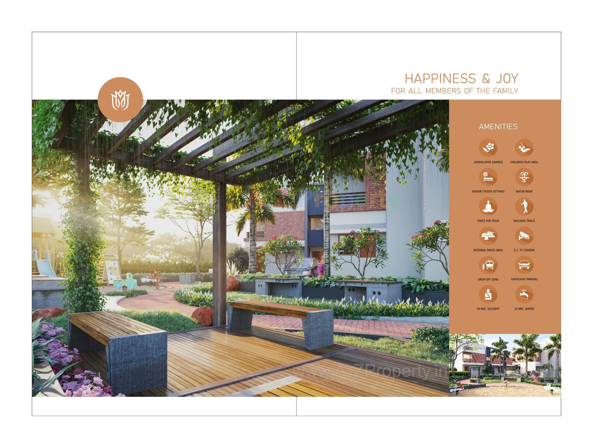 3D Elevation of real estate project Riviera Garden Green Bunglows located at Sanand, Ahmedabad, Gujarat