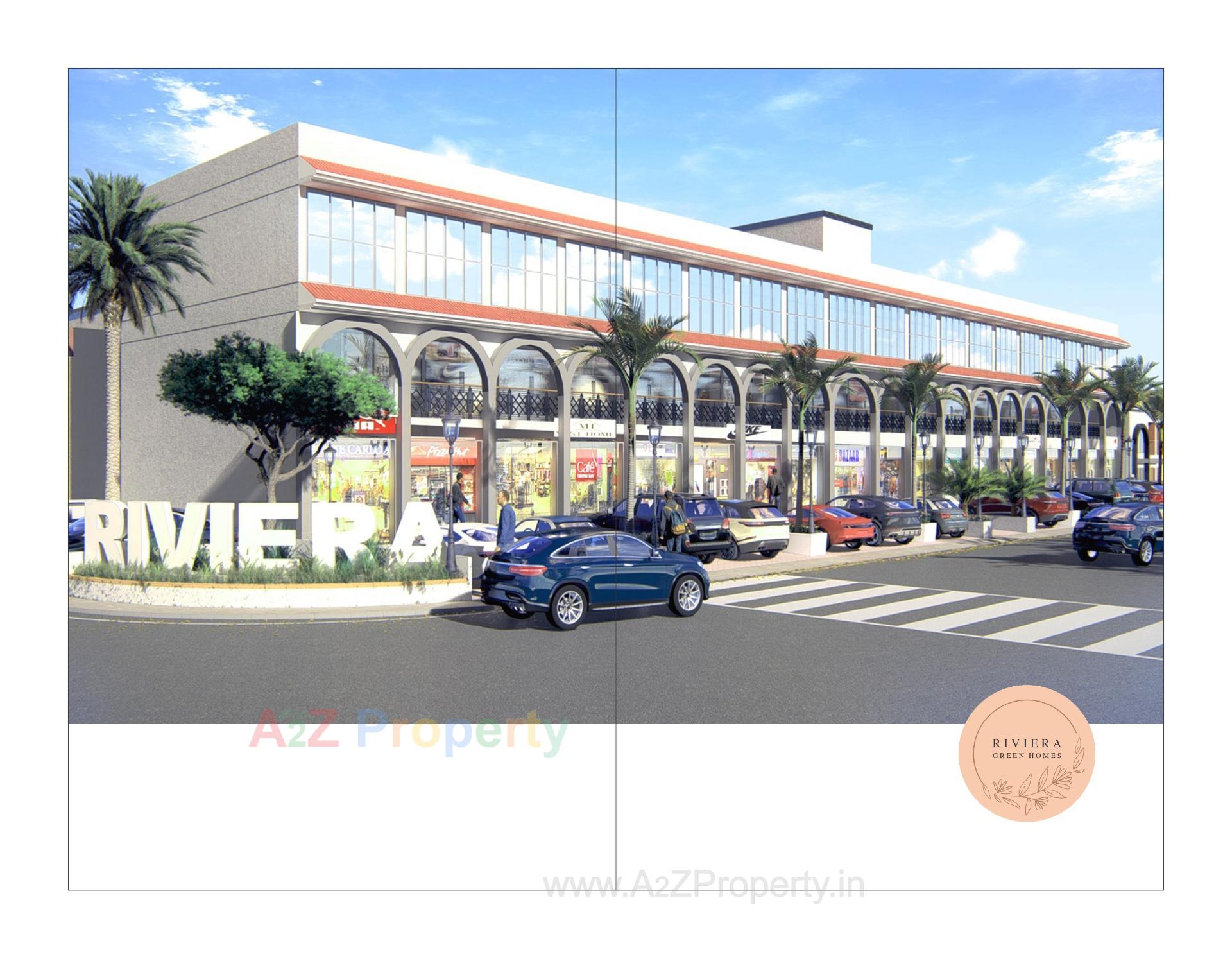 3D Elevation of real estate project Riviera Green Homes located at Sanand, Ahmedabad, Gujarat