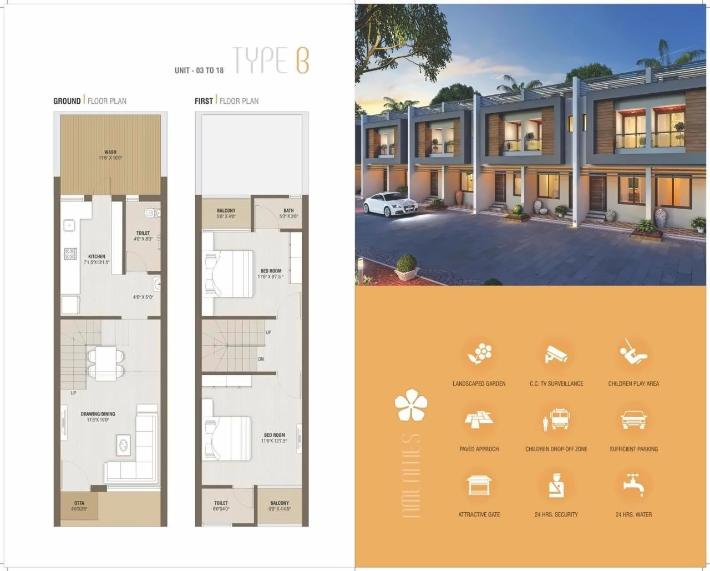 Riviera Greens Row House at Sanand, Ahmedabad