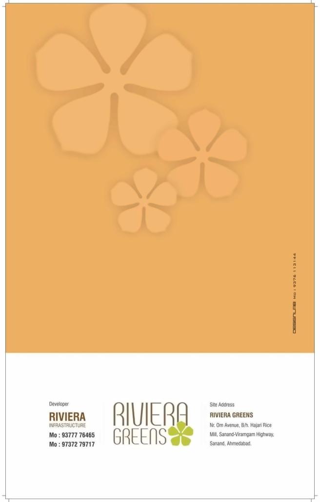  of real estate project Riviera Greens Row House located at Sanand, Ahmedabad, Gujarat