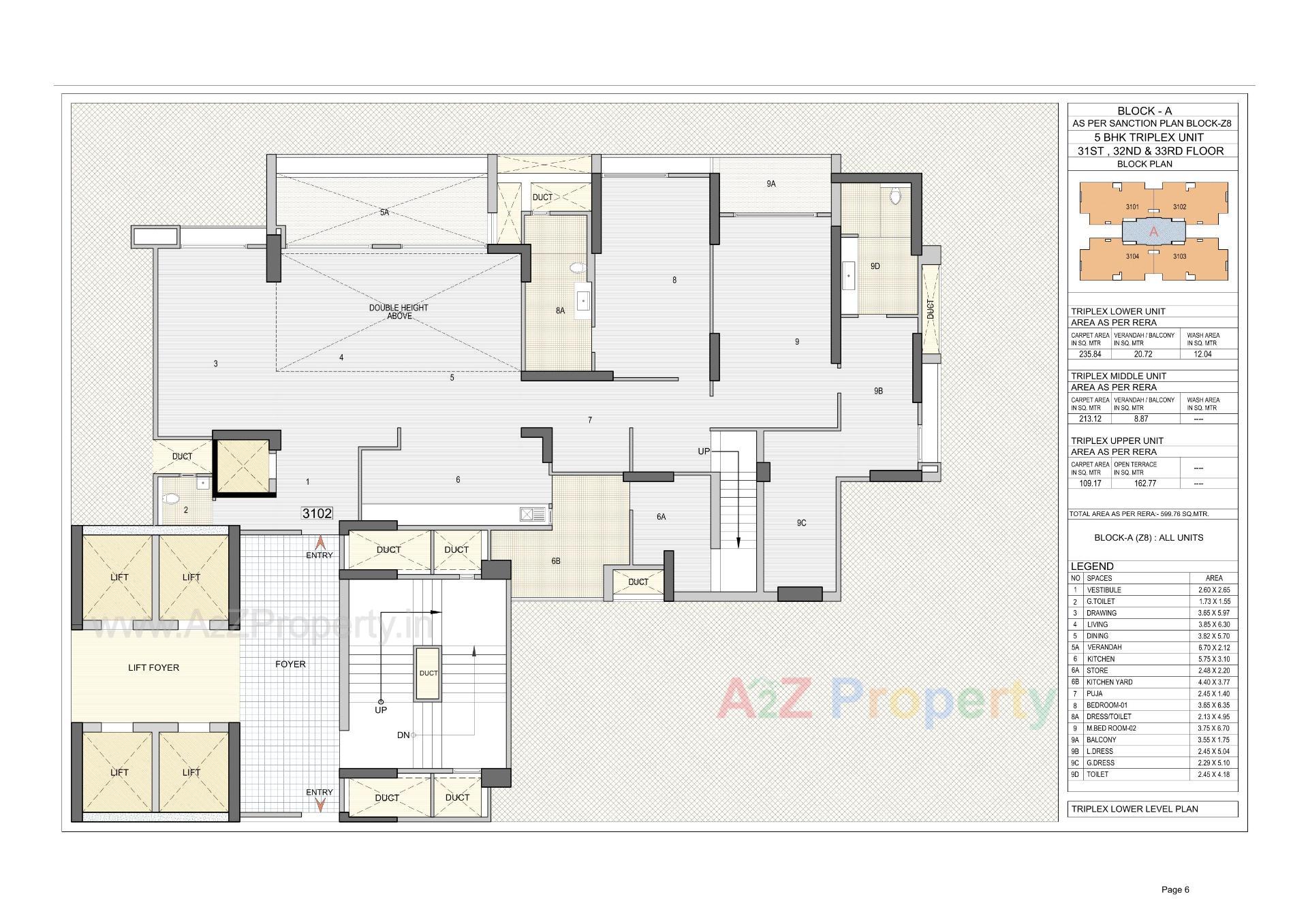 Layout of real estate project Riviera Majestica located at Shela, Ahmedabad, Gujarat