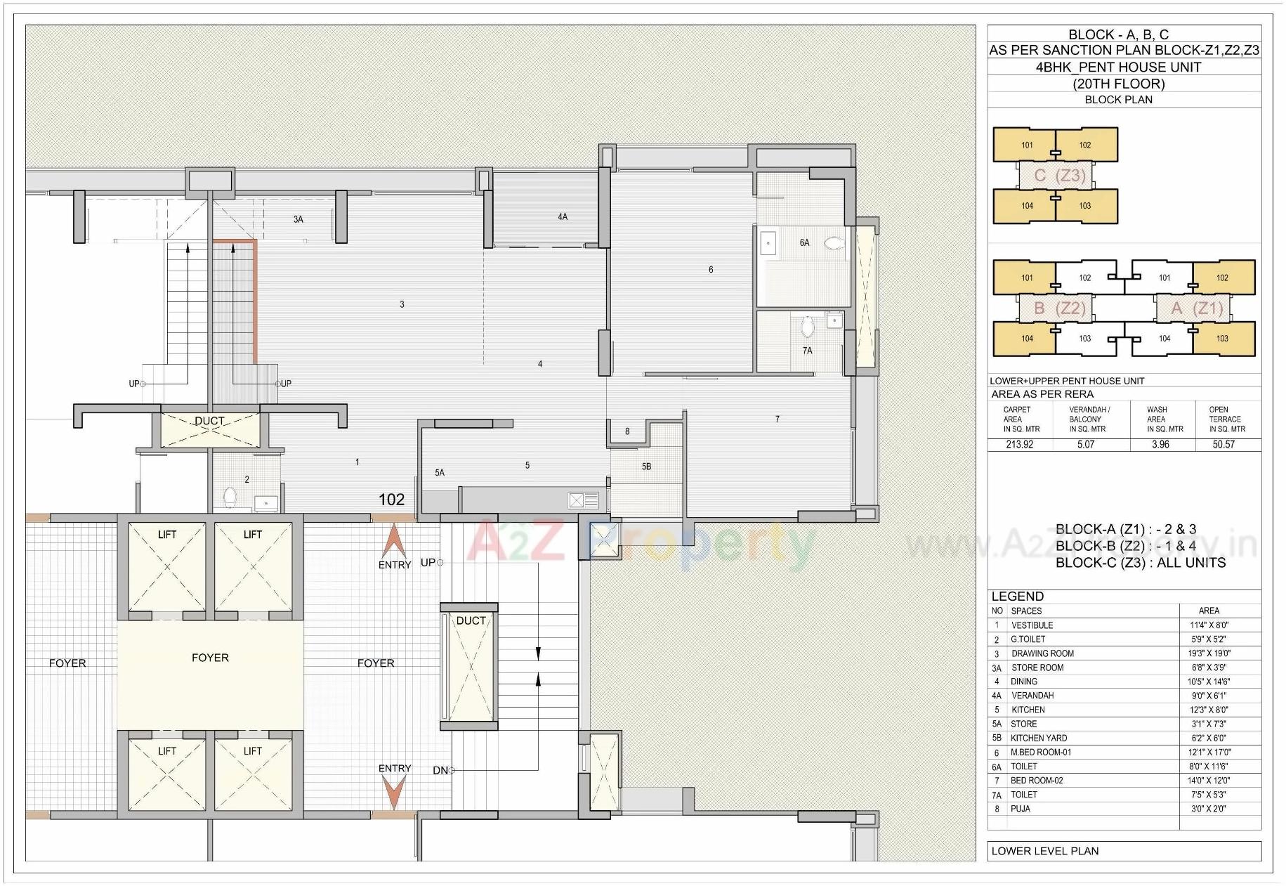 Layout of real estate project Riviera Springs located at Ahmedabad, Ahmedabad, Gujarat