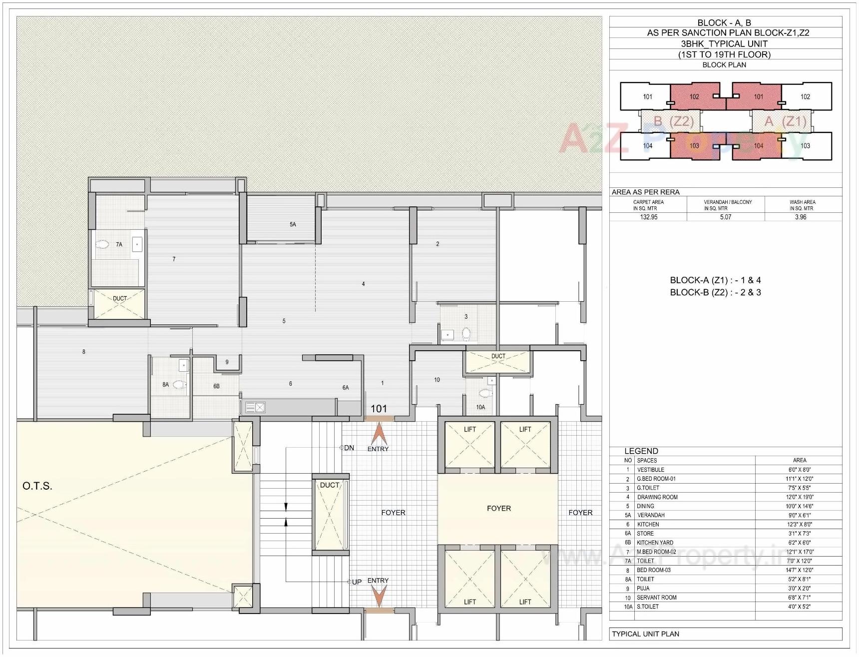 Layout of real estate project Riviera Springs located at Ahmedabad, Ahmedabad, Gujarat