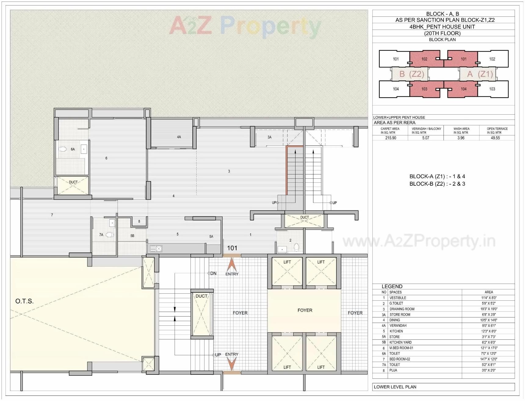 Layout of real estate project Riviera Springs located at Ahmedabad, Ahmedabad, Gujarat
