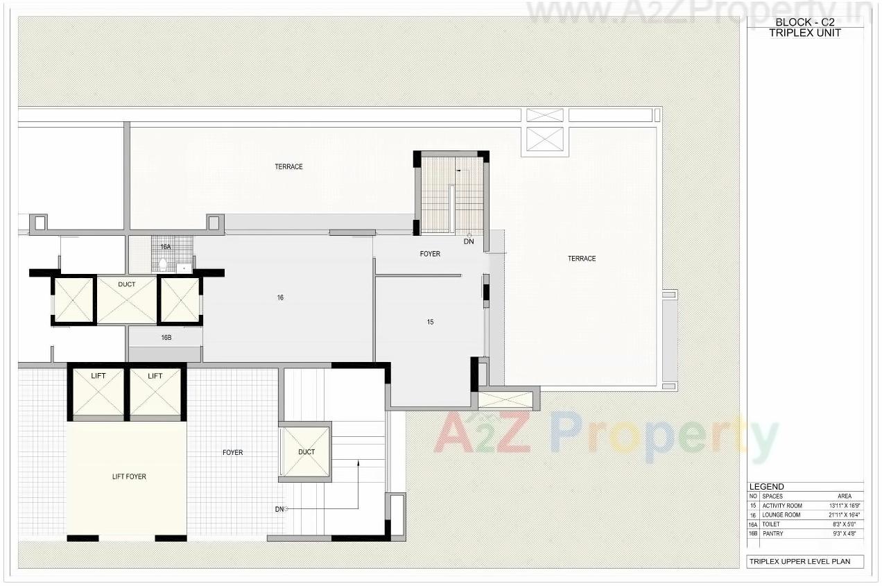 Layout of real estate project Riviera Woods located at Shela, Ahmedabad, Gujarat