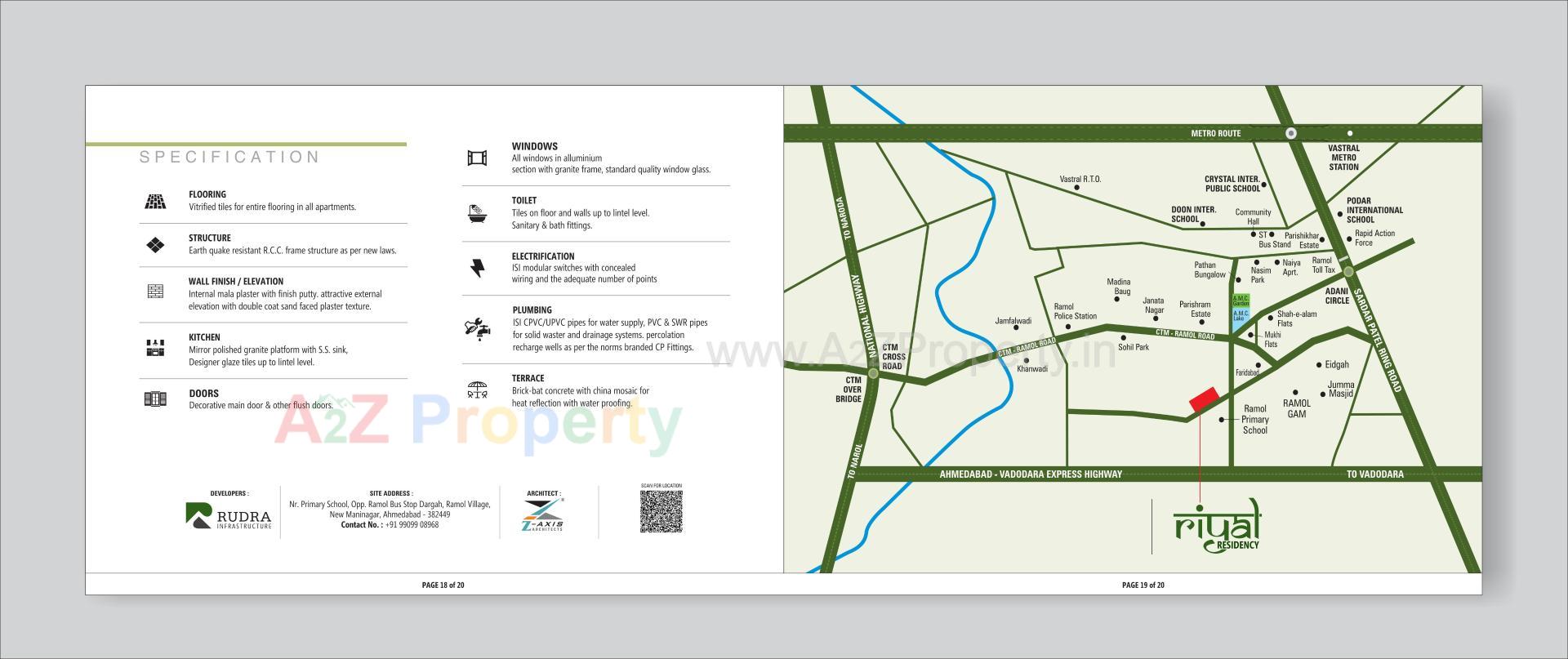  of real estate project Riyal Residency located at Ramol, Ahmedabad, Gujarat