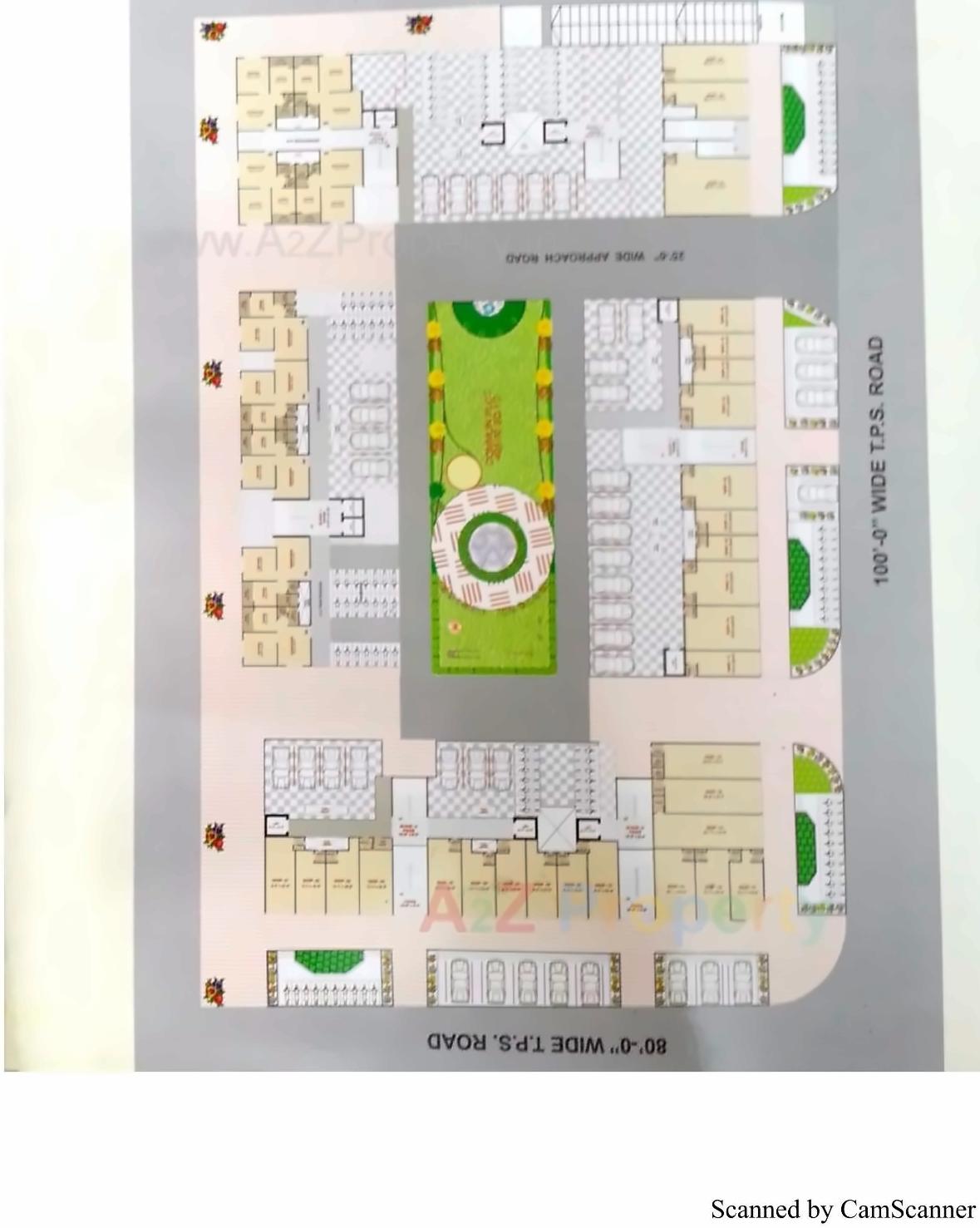 Layout of real estate project Roop Avenue located at Vatva, Ahmedabad, Gujarat