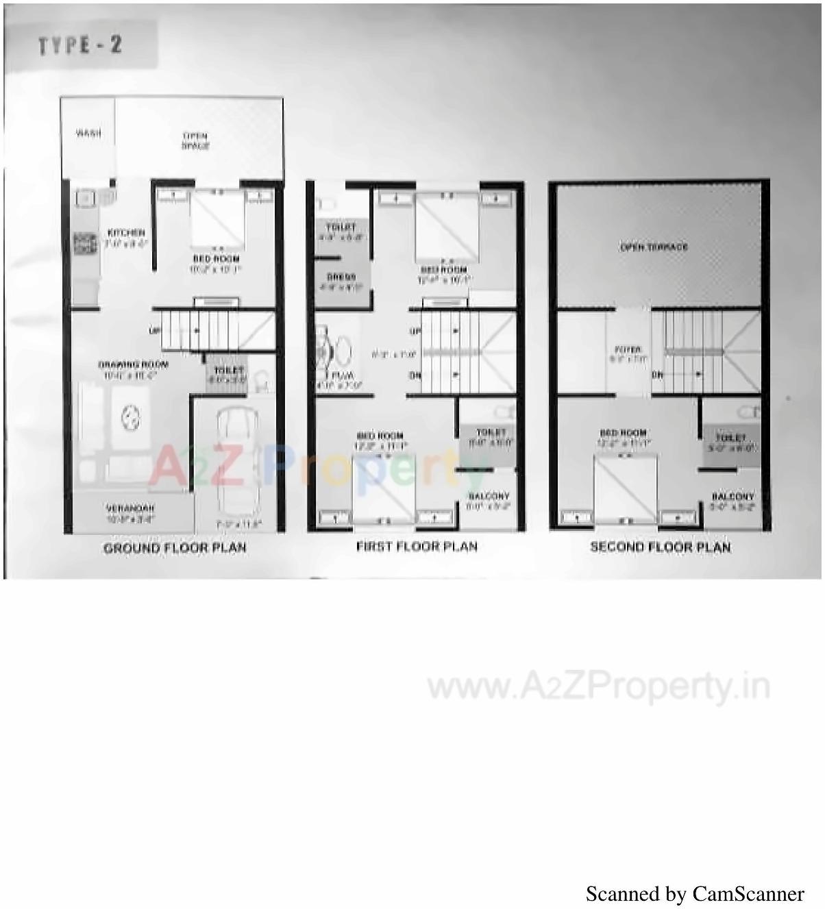 Layout of real estate project Roop Vatika located at Vatva, Ahmedabad, Gujarat