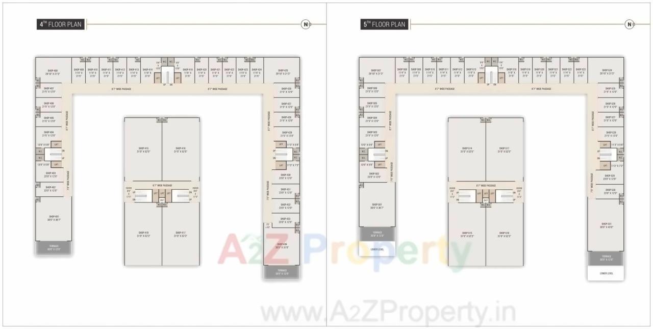 Layout of real estate project Rosevill Sky located at Naroda, Ahmedabad, Gujarat