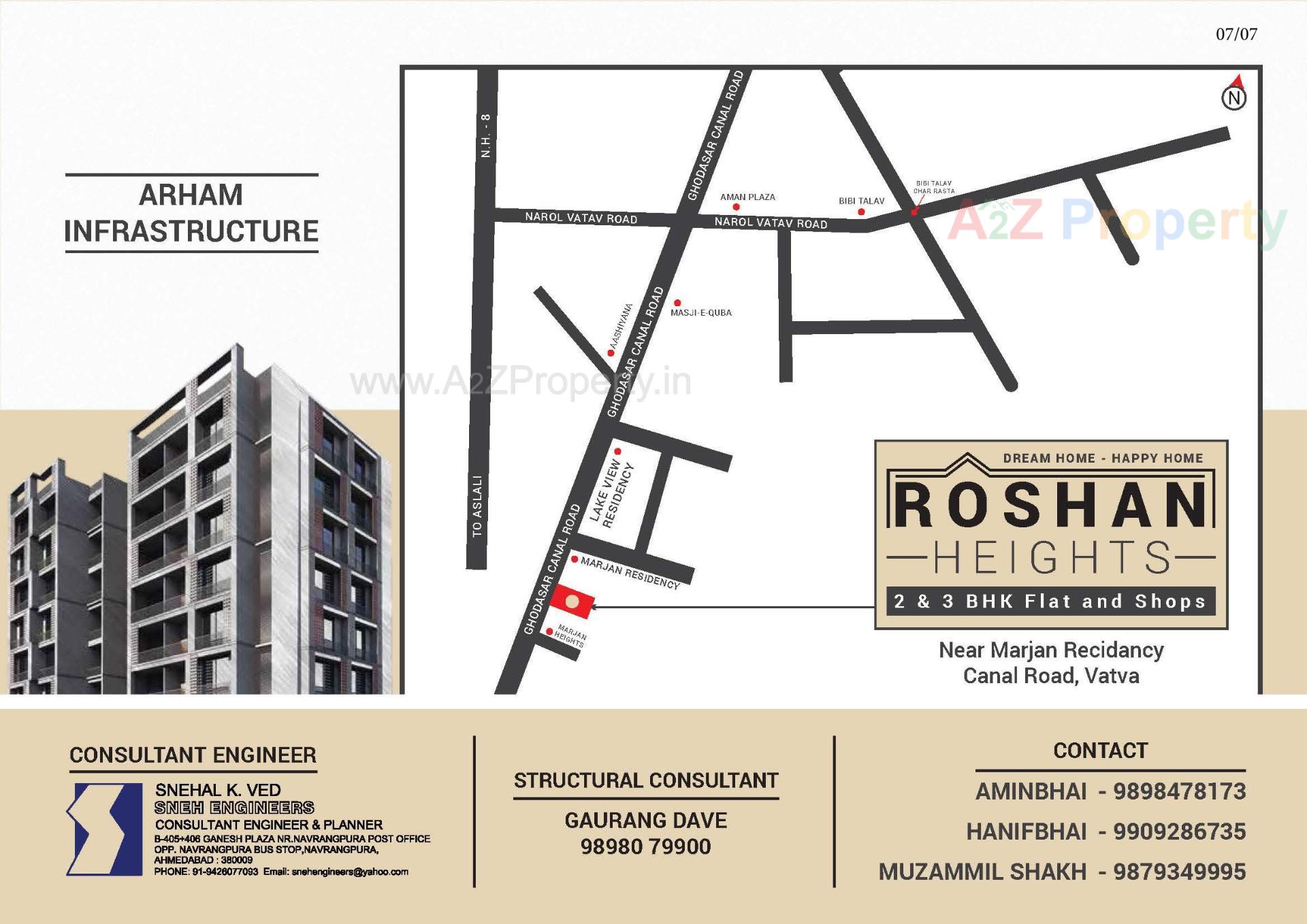  of real estate project Roshan Heights located at Ahmedabad, Ahmedabad, Gujarat
