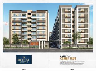 Elevation of real estate project Royal City located at Naroda, Ahmedabad, Gujarat
