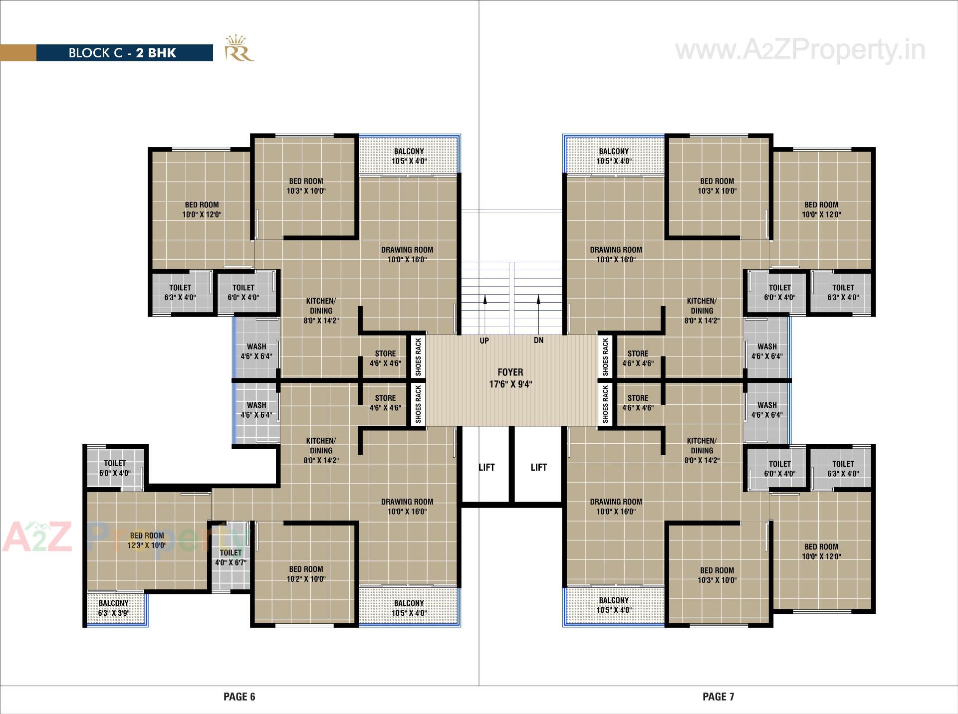 Layout of real estate project Royal City located at Naroda, Ahmedabad, Gujarat