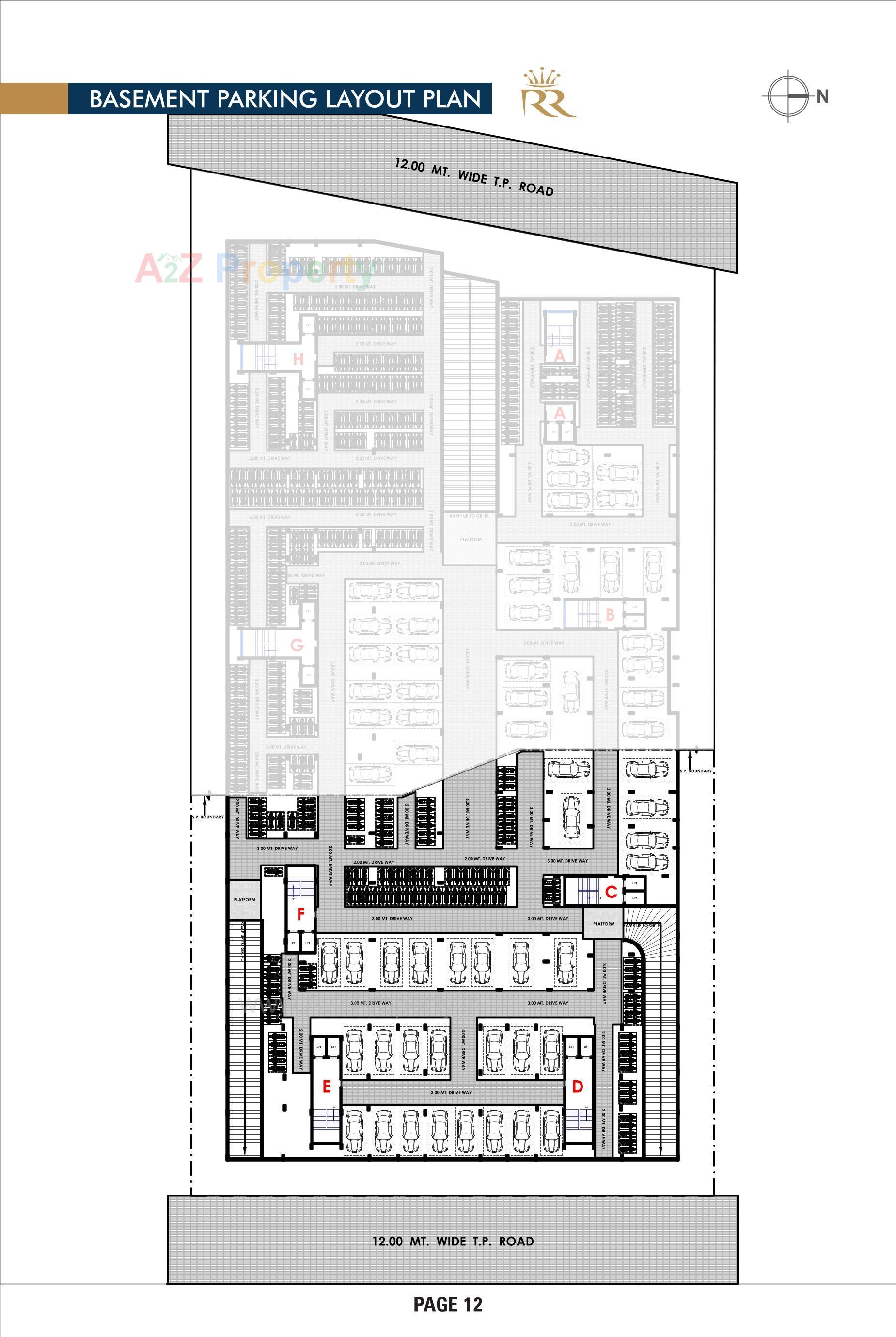 Layout of real estate project Royal City located at Naroda, Ahmedabad, Gujarat