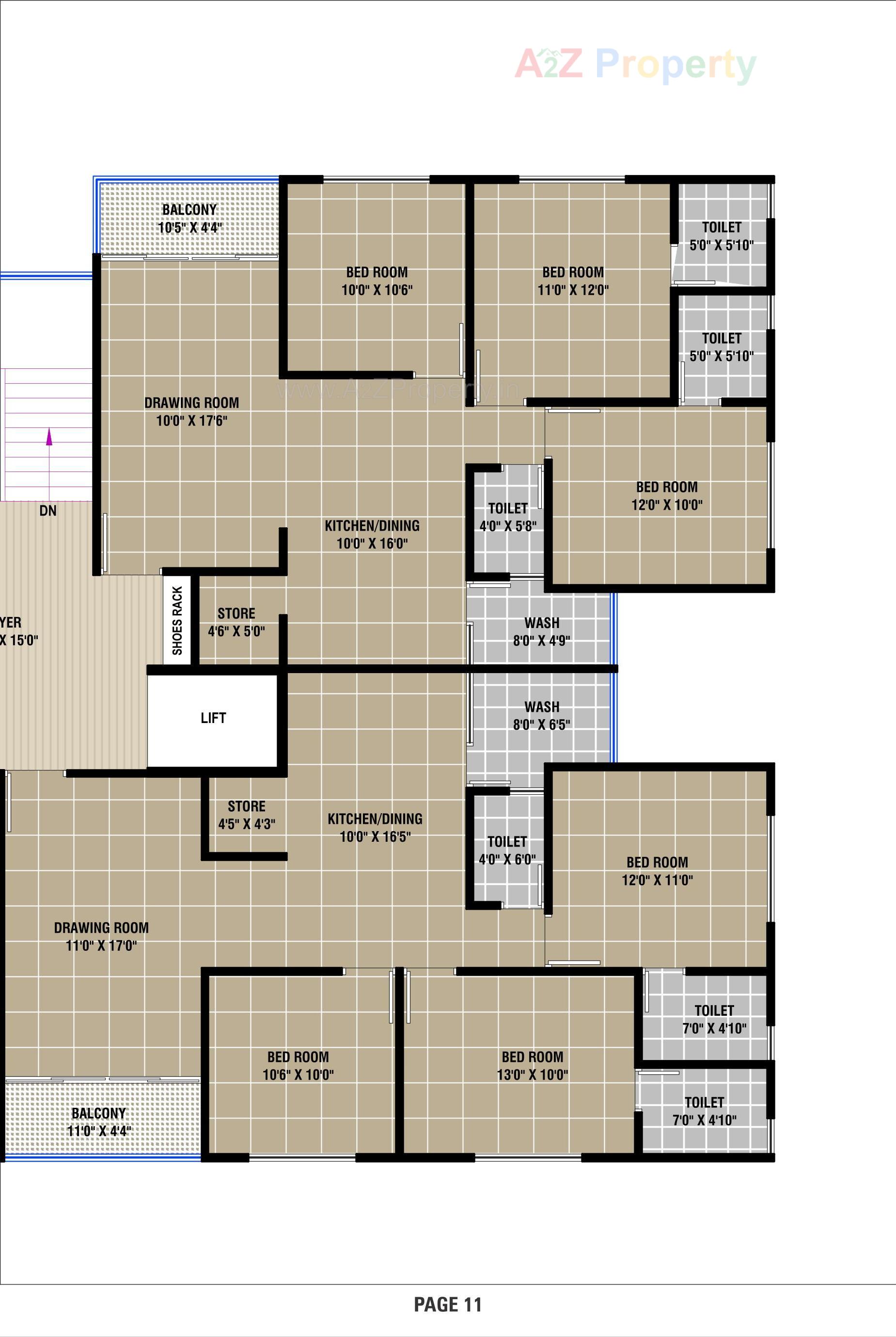 Layout of real estate project Royal City located at Ahmedabad, Ahmedabad, Gujarat