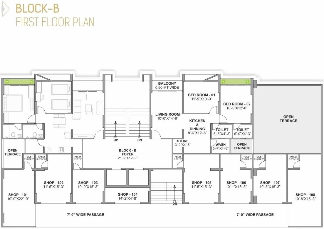 Layout of real estate project Royal Heights located at Gota, Ahmedabad, Gujarat