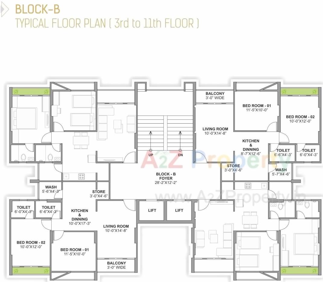 Layout of real estate project Royal Heights located at Gota, Ahmedabad, Gujarat