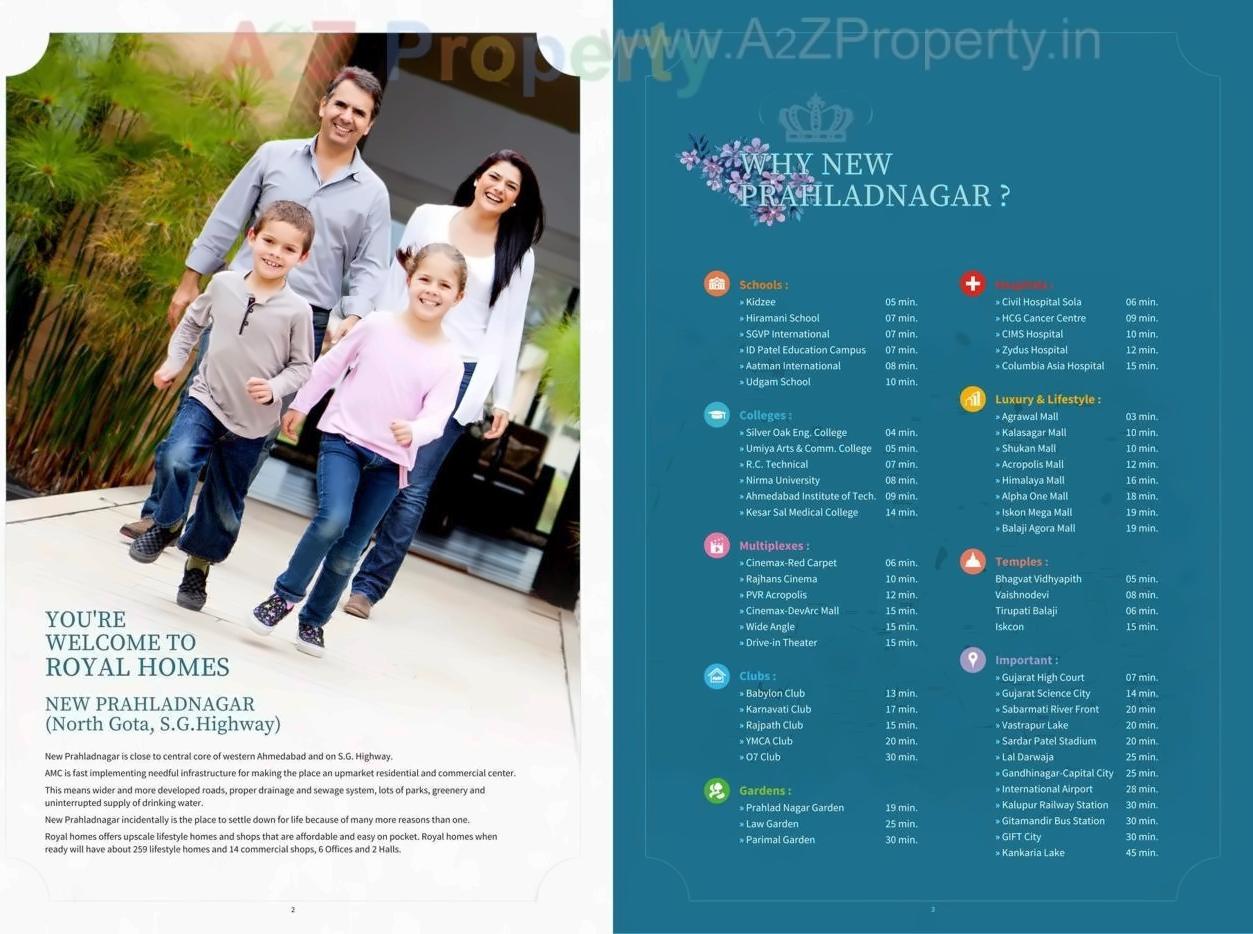  of real estate project Royal Homes located at Gota, Ahmedabad, Gujarat