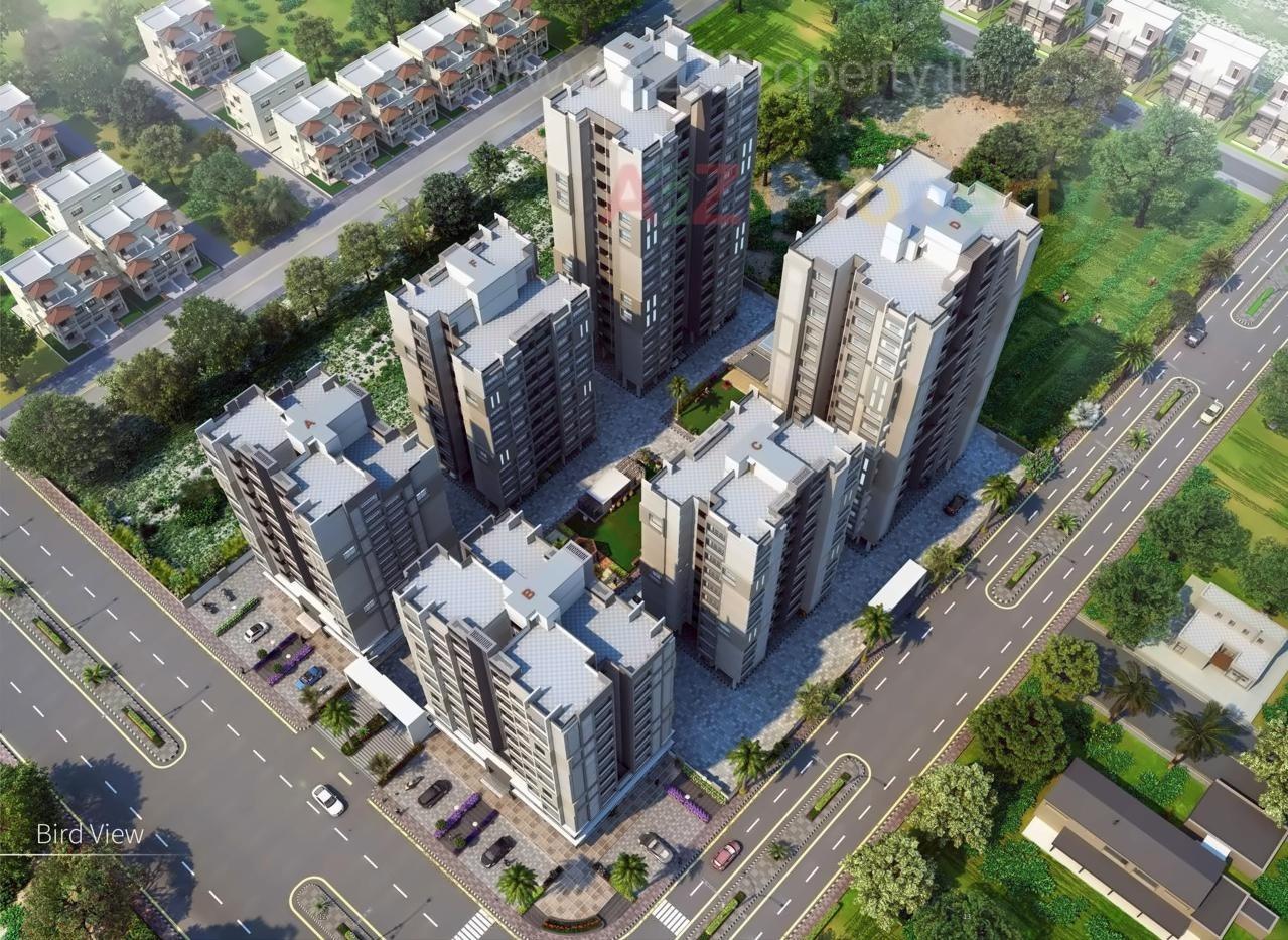 3D Elevation of real estate project Royal Homes located at Gota, Ahmedabad, Gujarat