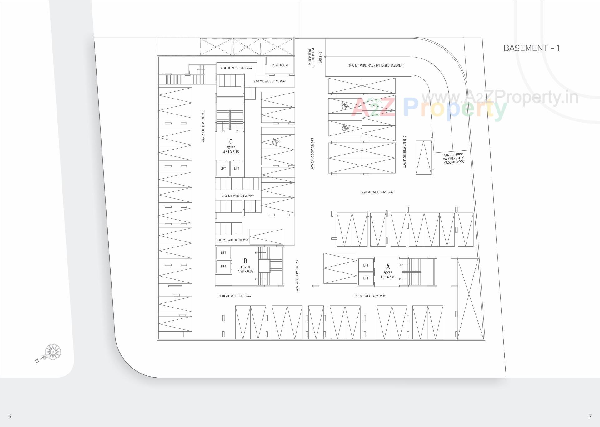 Layout of real estate project Royal Opulence located at Ahmedabad, Ahmedabad, Gujarat