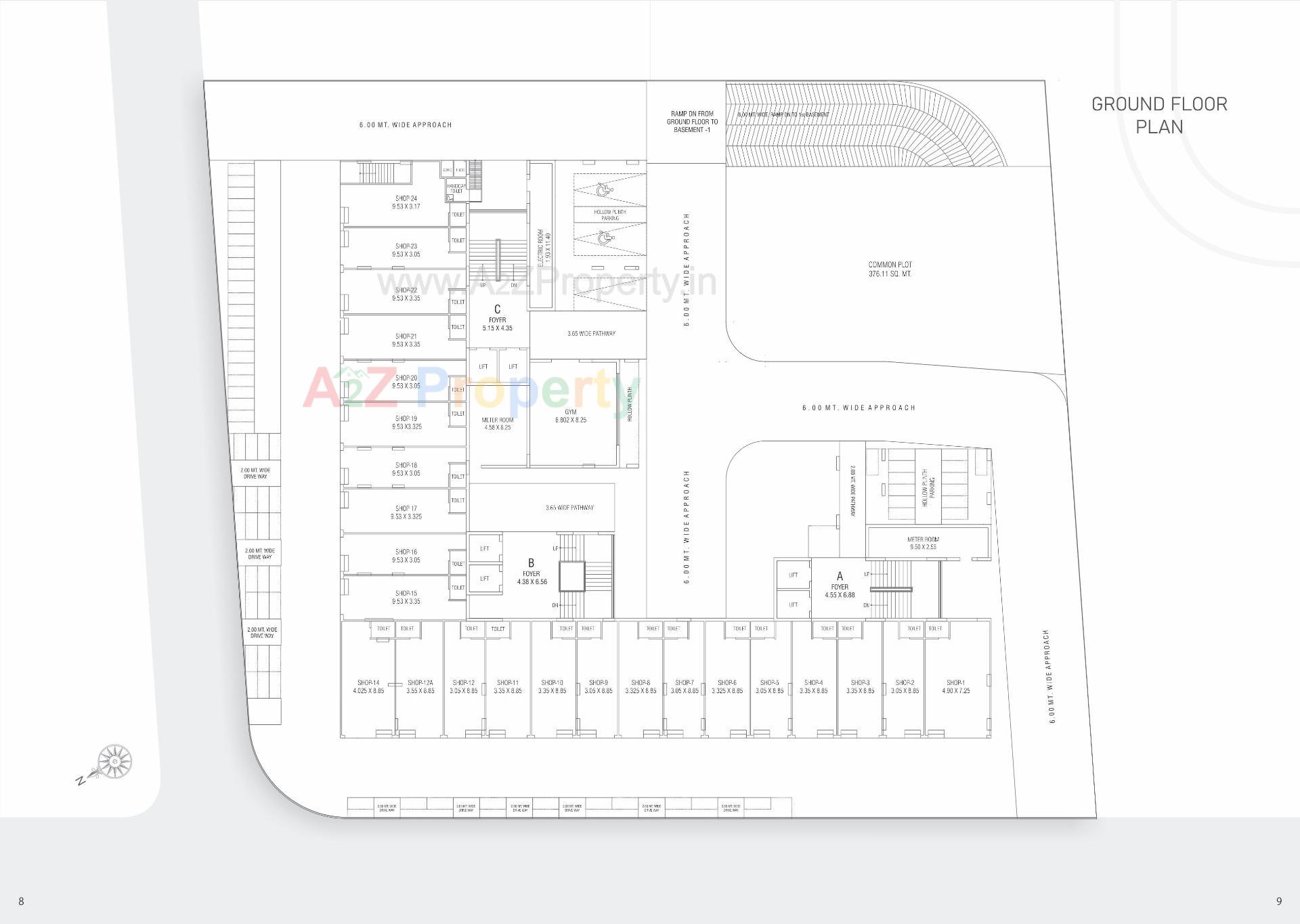 Layout of real estate project Royal Opulence located at Ahmedabad, Ahmedabad, Gujarat