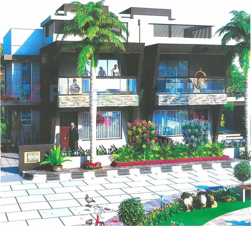 3D Elevation of real estate project Royal Orchid located at Zundal, Ahmedabad, Gujarat