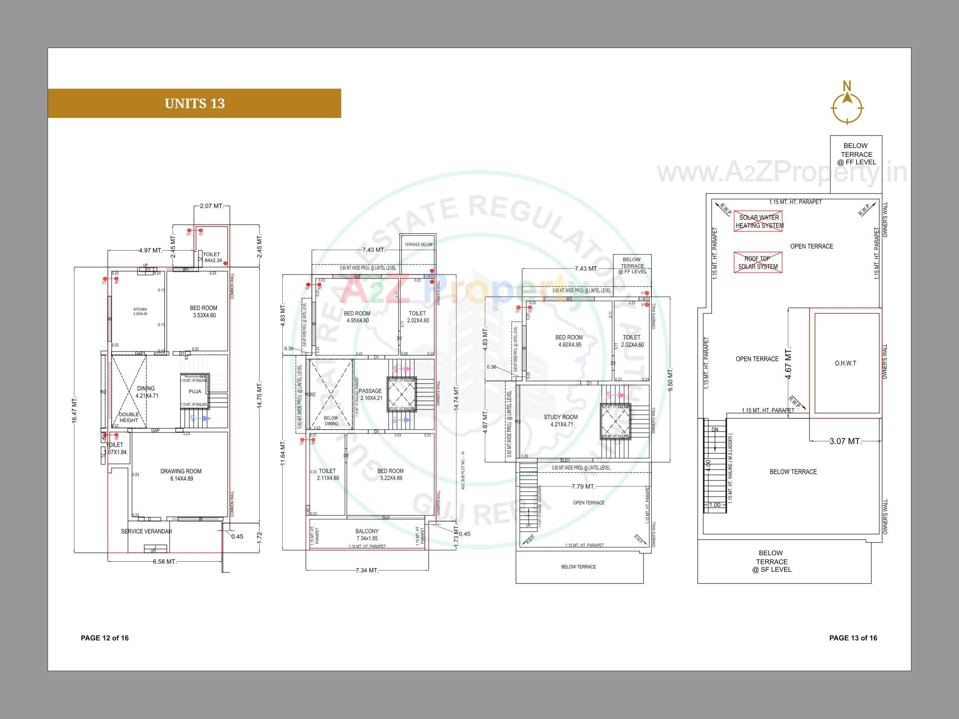 Layout of real estate project Royal Palace located at Muthiya, Ahmedabad, Gujarat